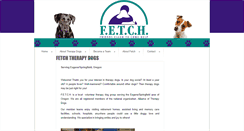 Desktop Screenshot of fetchtherapydogs.org